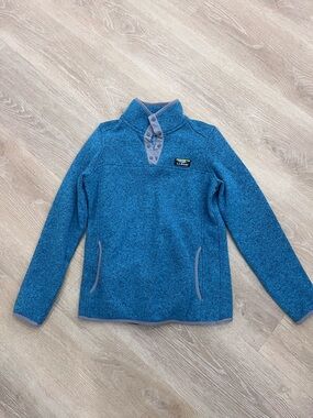 LLBean Half Button Fleece XS